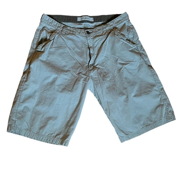 Mavi Men’s Utility Cargo Shorts 33 Beige Casual Outdoor Workwear - Picture 2 of 9